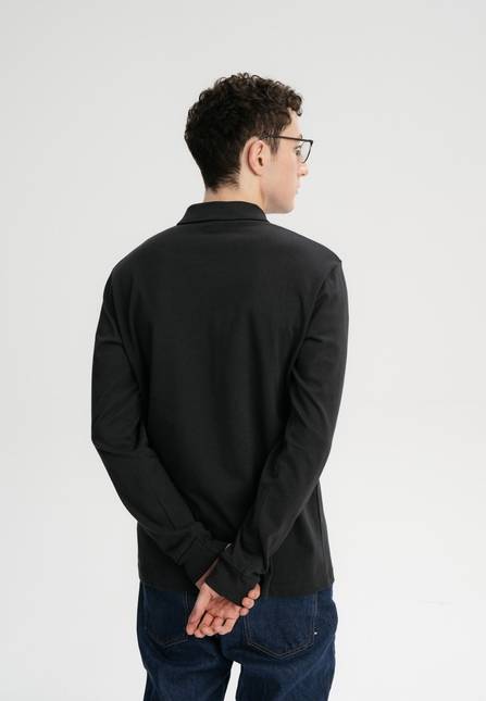 Melawear Herren Langarm Polo Shirt DIVIT Sonderangebot