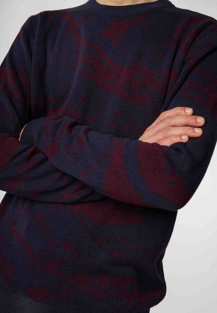 Melawear Jacquard Strickpullover MANAV Neueste Mode