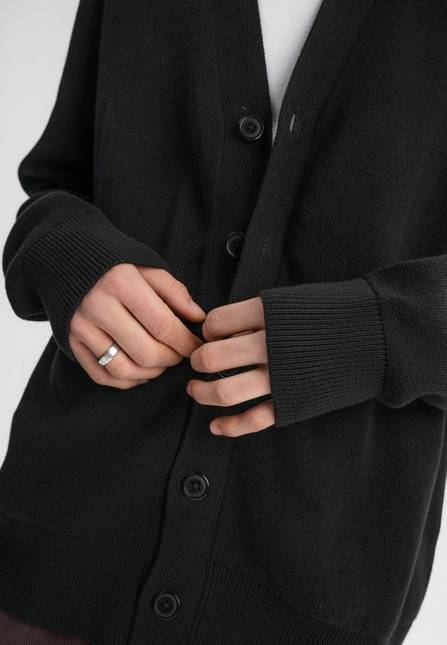 Melawear Jacquard Strick Cardigan JAAPAK Räumungsverkauf