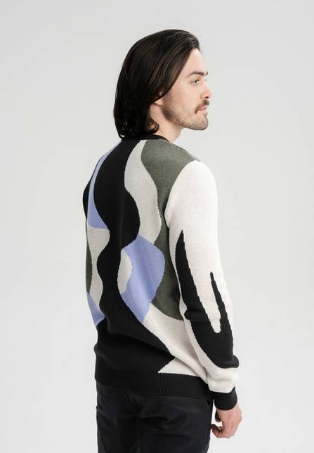 Melawear Jacquard Strickpullover Artist Edition Maggie Tägliche Deals