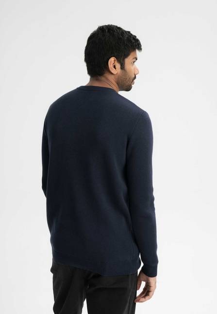 Melawear Jacquard Strickpullover MANAV Sonderangebote