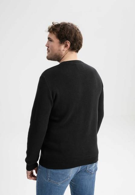 Melawear Jacquard Strickpullover MANAV Riesige Ersparnisse