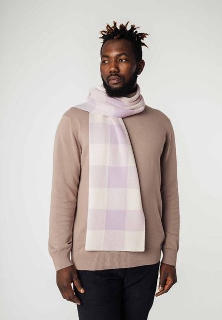 Melawear Jacquard Rippstrick Schal ASMEE Saisonschlussverkauf