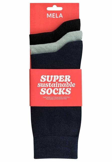 Melawear Socken 3er Pack Basic Große Rabatte