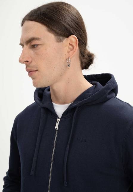 Melawear Hoodiejacke mit Reißverschluss DEVADAS Saisonschlussverkauf