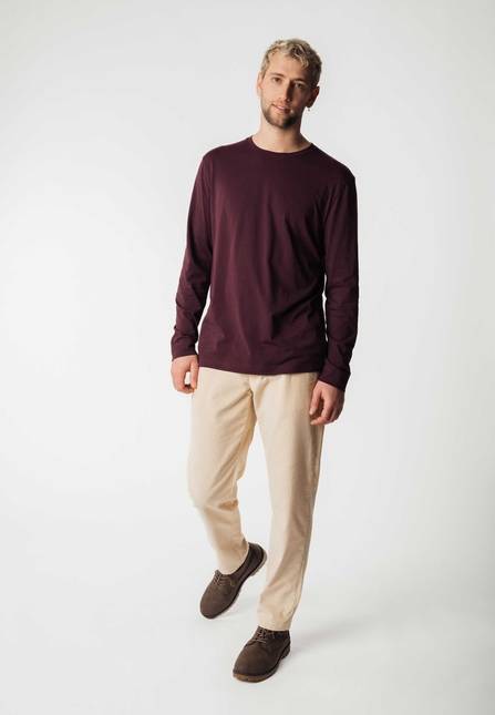 Melawear Basic Langarmshirt JERIN Neueste Mode