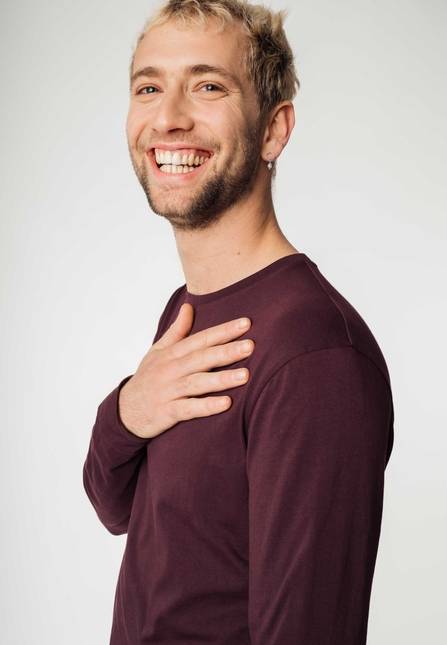 Melawear Basic Langarmshirt JERIN Neueste Mode