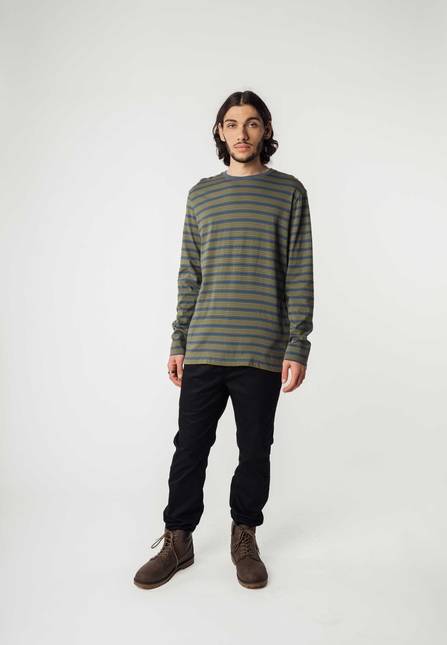 Melawear Basic Langarmshirt JERIN Stripes Zeitlich begrenztes Angebot