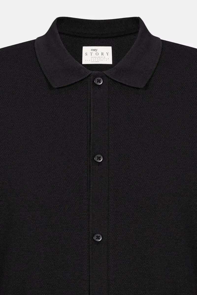 Merxx T-Shirt langarm Serie Maglia Jacquard Auslauf