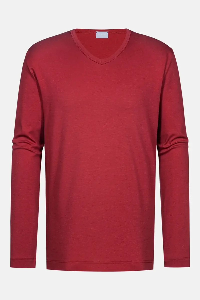 Merxx Langarm-T-Shirt Serie Solid Night Jubiläumsangebot