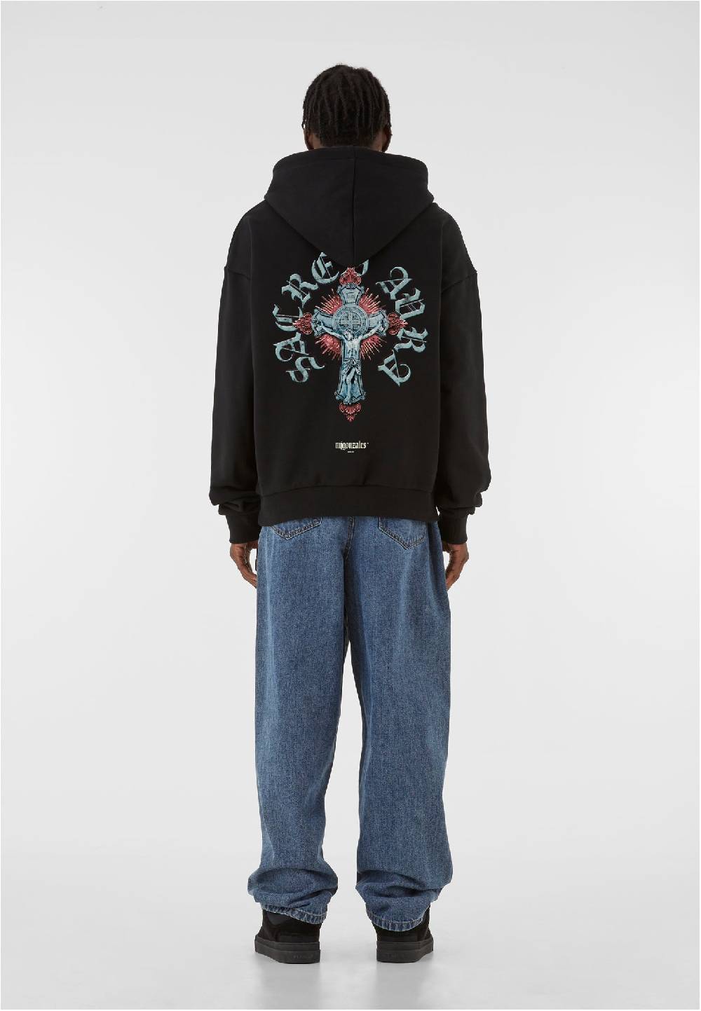 MJ Gonzales CROSS x MJG HEAVY OVERSIZED HOODY Black Friday Preise