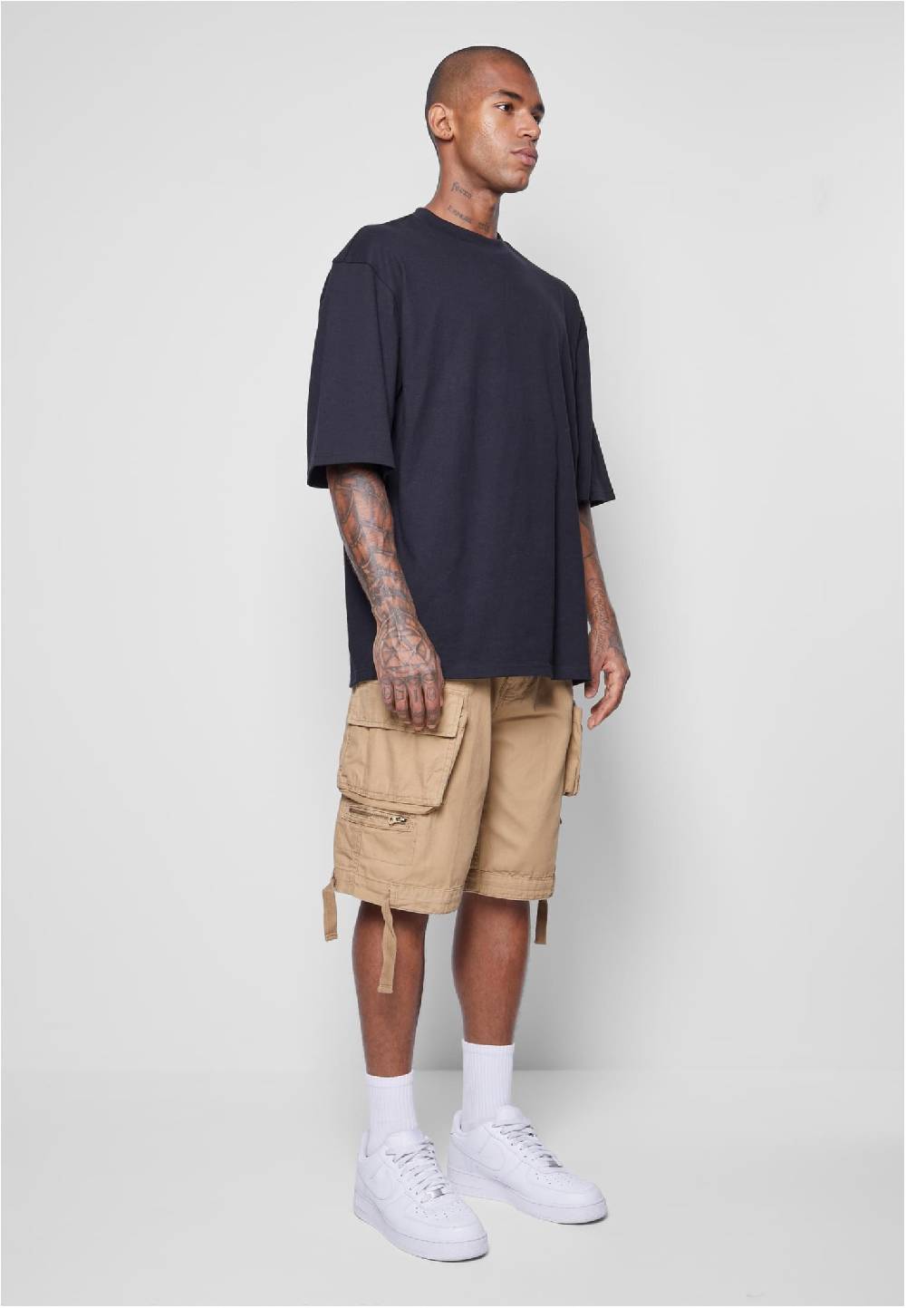MJ Gonzales Cargo Shorts Multi Pocket Black Friday