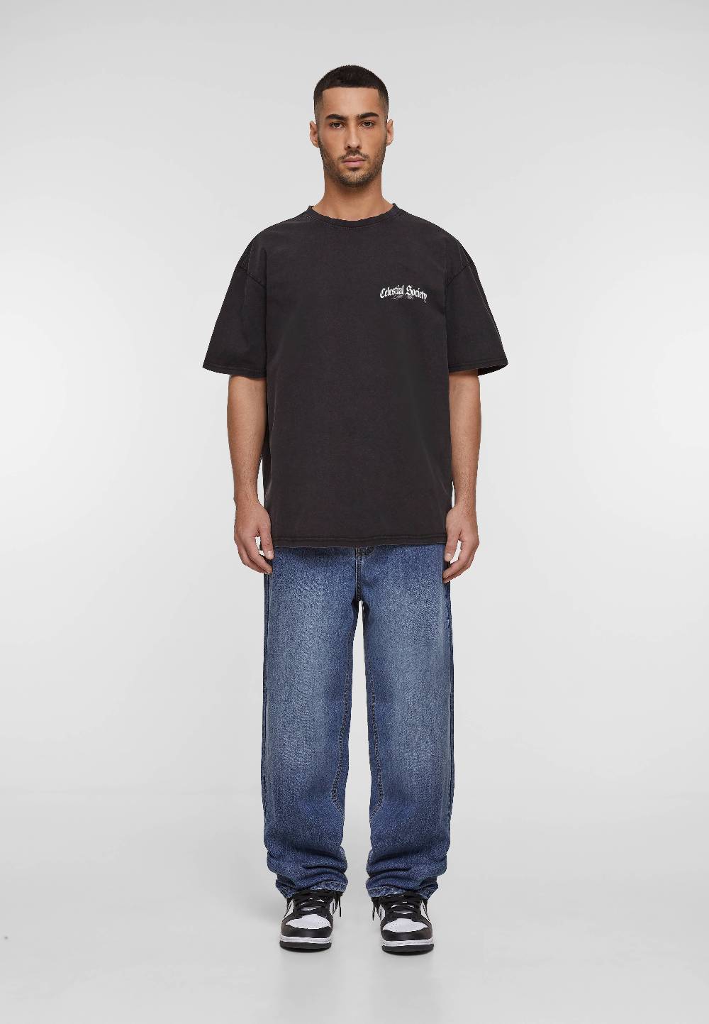 MJ Gonzales Oversized Acid Washed Tee - Angel’s Triad Große Rabatte
