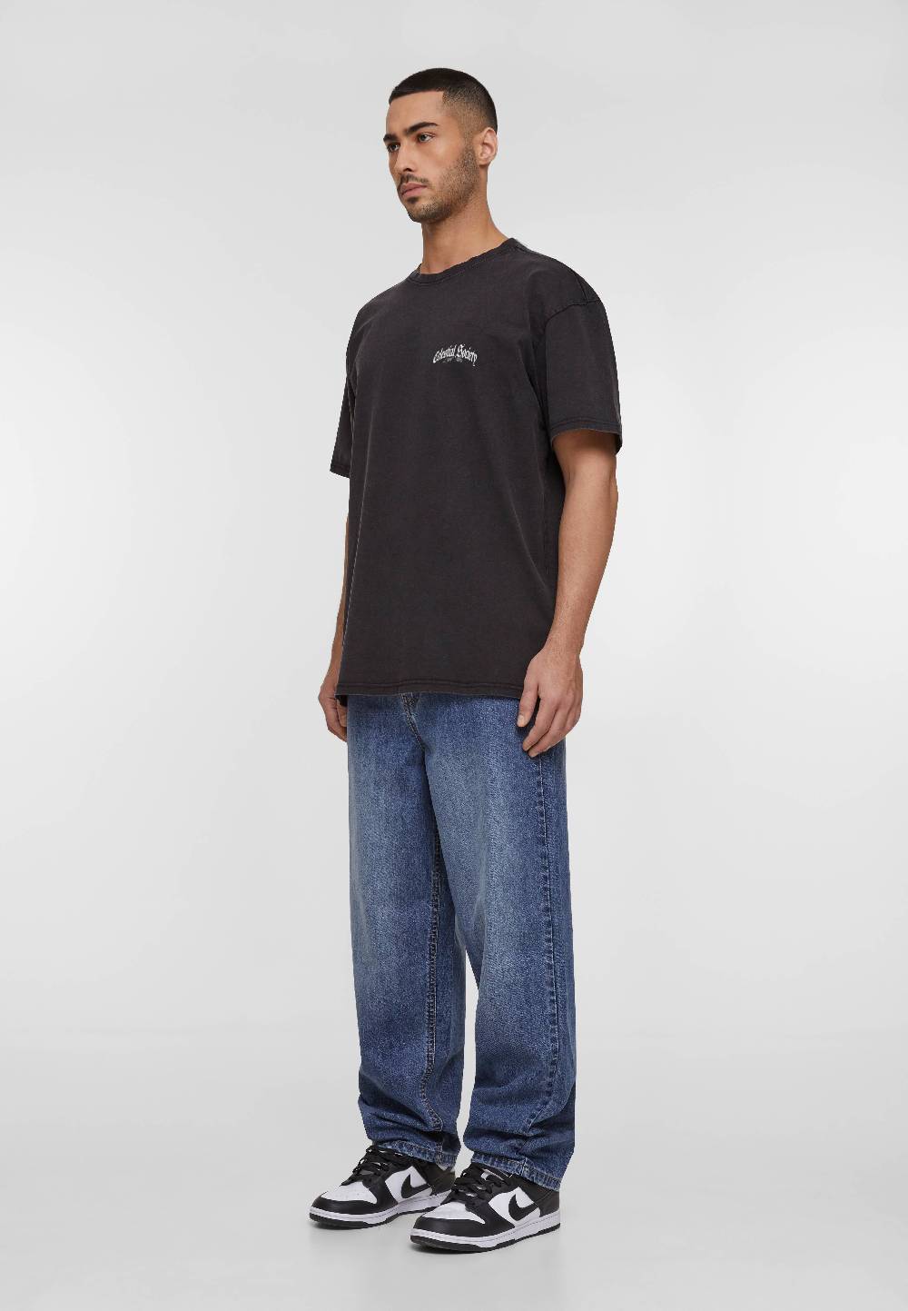 MJ Gonzales Oversized Acid Washed Tee - Angel’s Triad Große Rabatte