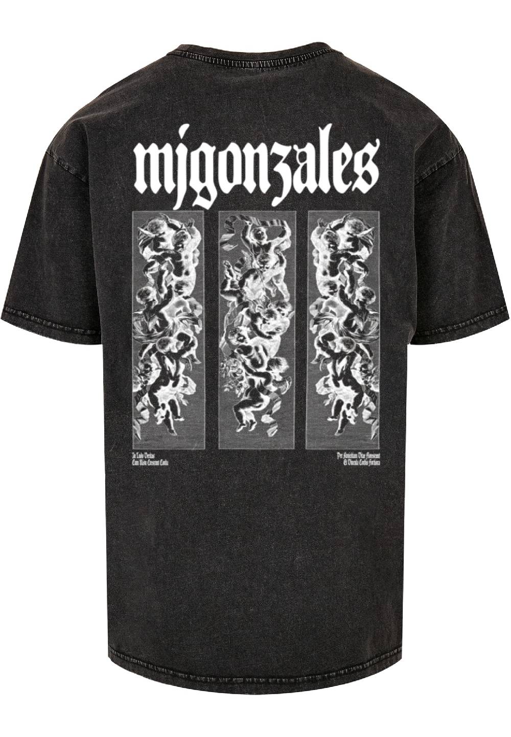 MJ Gonzales Oversized Acid Washed Tee - Angel’s Triad Große Rabatte
