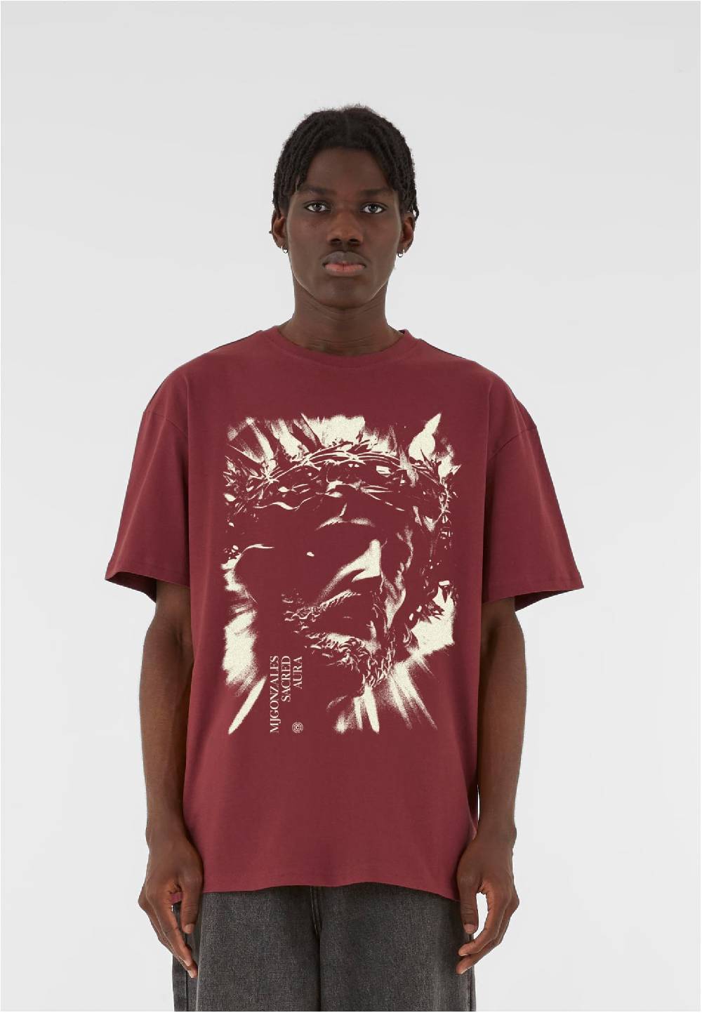 MJ Gonzales JESUS x MJG HEAVY OVERSIZED TEE Kauf eins, bekomm eins gratis