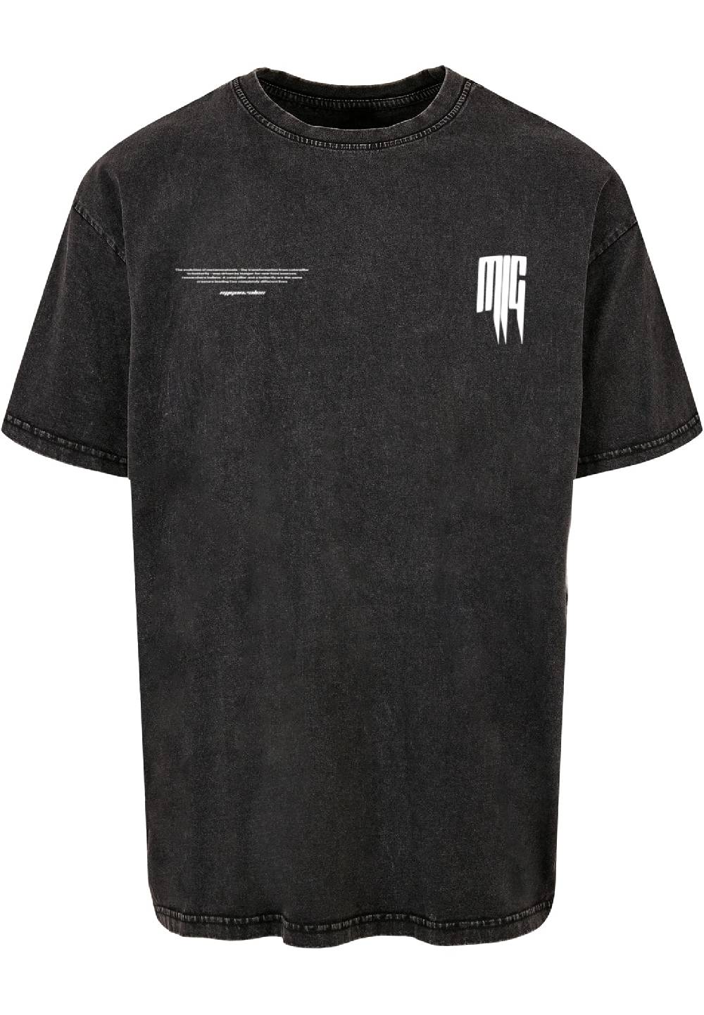 MJ Gonzales METAMORPHOSE V.2 Acid Washed Heavy Oversized Tee Begrenzte Freigabe