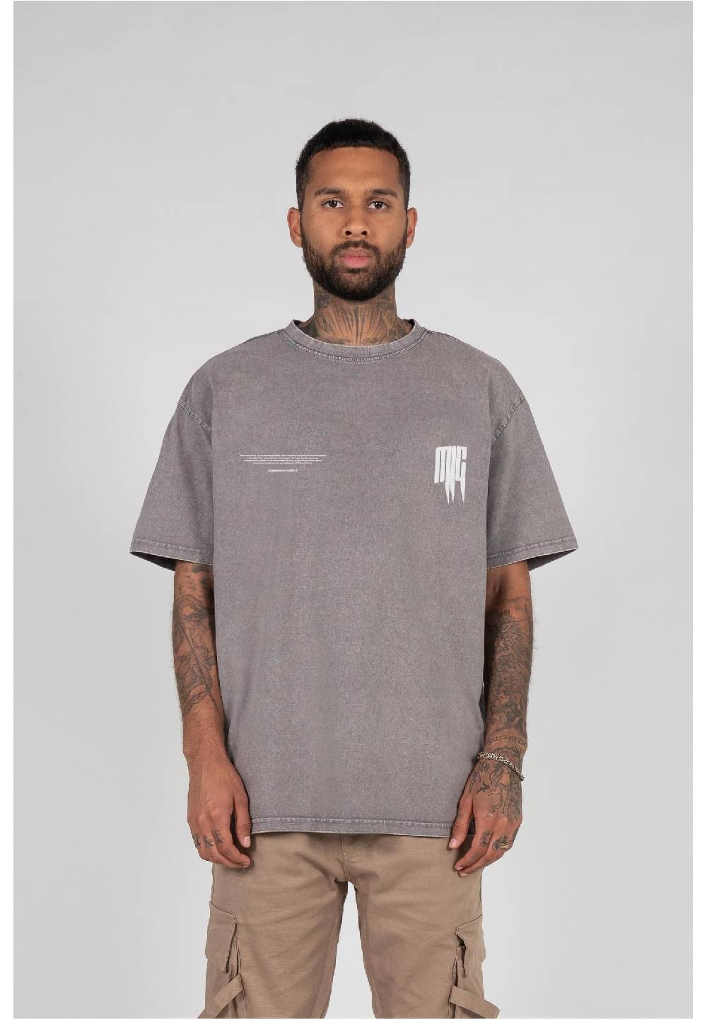 MJ Gonzales METAMORPHOSE V.2 Acid Washed Heavy Oversized Tee Begrenzte Freigabe