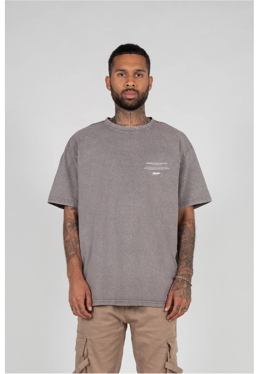 MJ Gonzales HIGHER THAN HEAVEN V.2 Acid Washed Heavy Oversize Tee JETZT KAUFEN