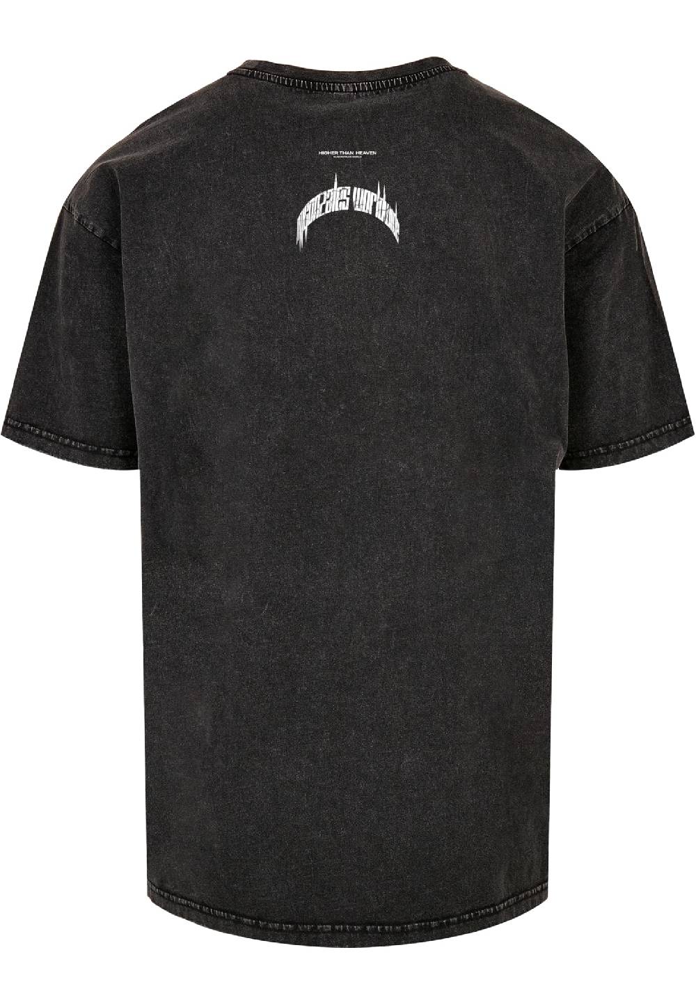 MJ Gonzales HIGHER THAN HEAVEN V.1 Acid Washed Heavy Oversize Tee Neueste Stile