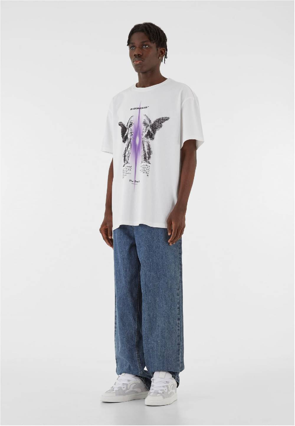MJ Gonzales THE TRUTH V.1 Heavy Oversized Tee 2.0 Discount Store für neue Produkte