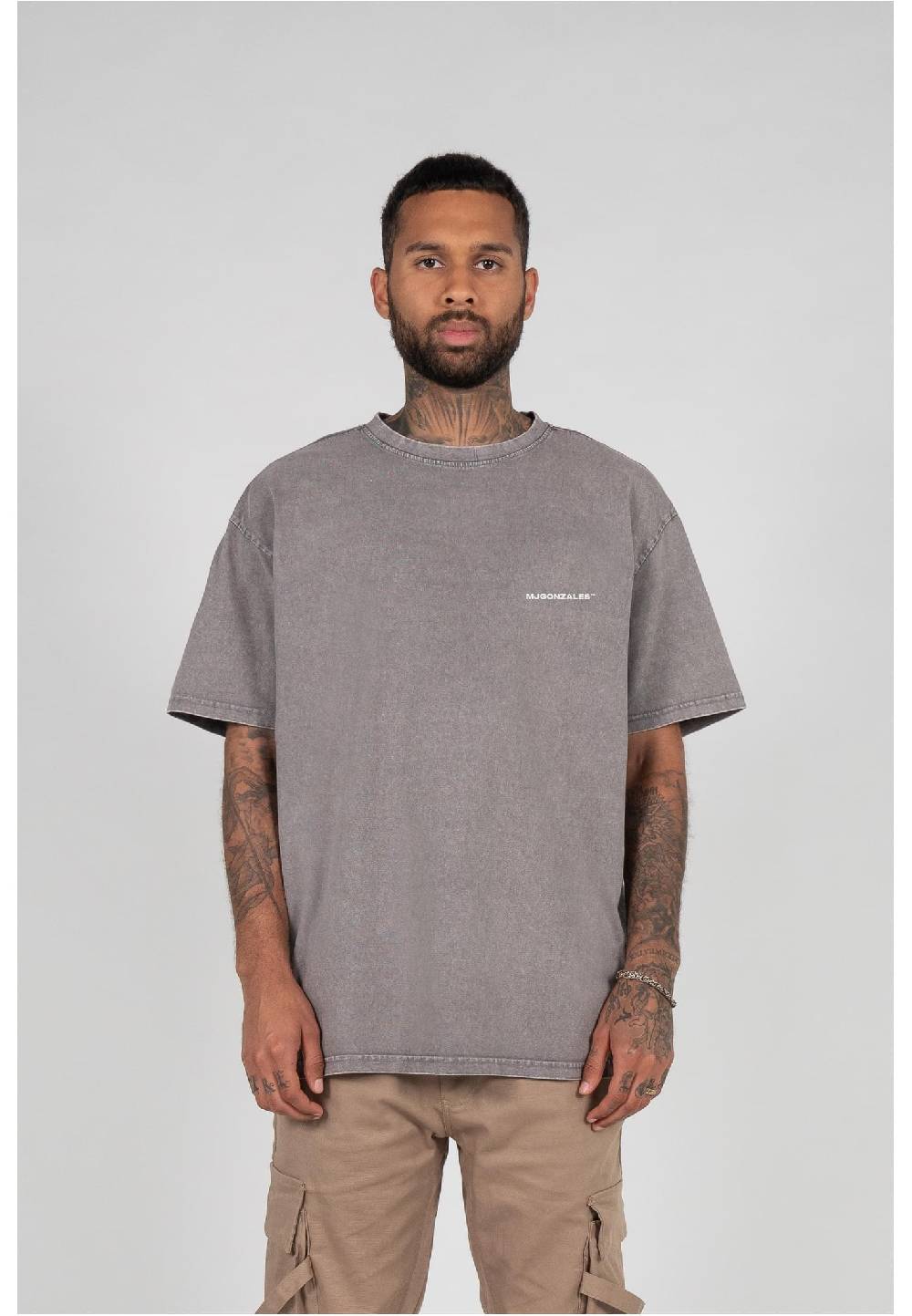 MJ Gonzales MJ GONZALES TM Acid Washed Heavy Oversize Tee Super Rabatt