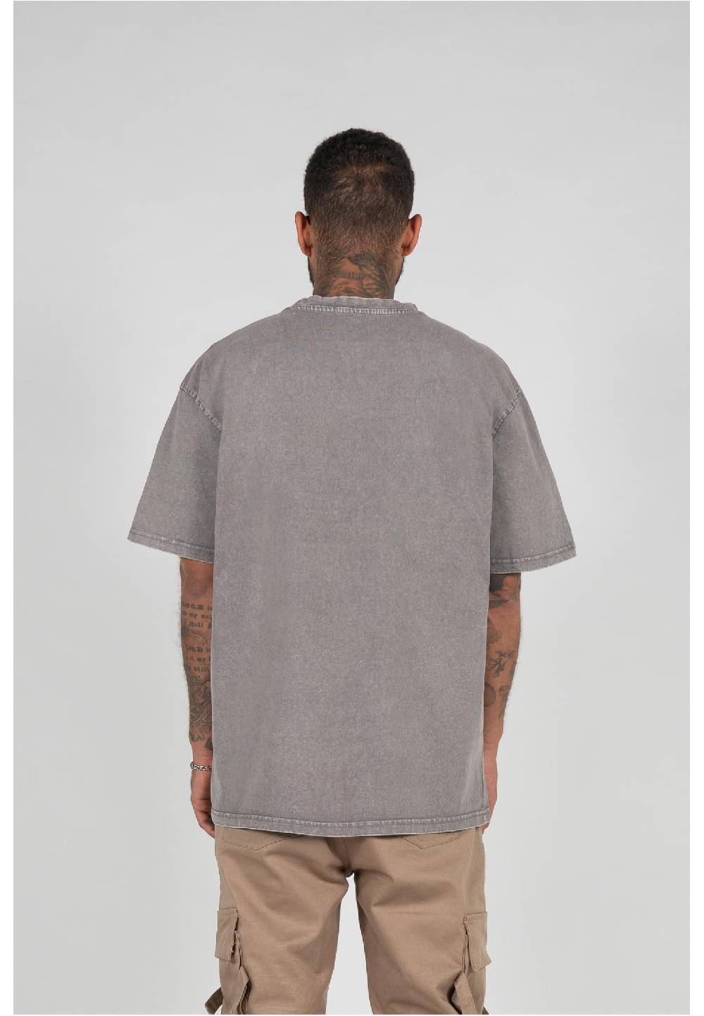 MJ Gonzales MJ GONZALES TM Acid Washed Heavy Oversize Tee Super Rabatt