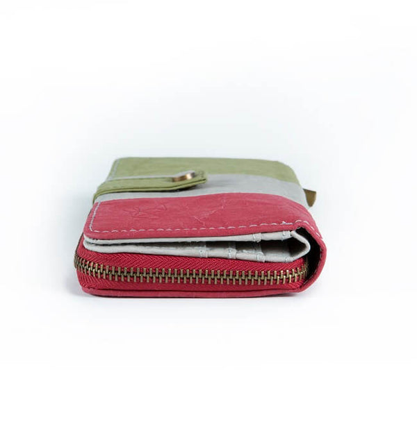 Papero NEU PAPERO leichtes Papier Wallet Damen CAT mit integriertem RFID Schutz und Münzfach Super Rabatt