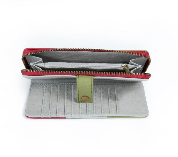 Papero NEU PAPERO leichtes Papier Wallet Damen CAT mit integriertem RFID Schutz und Münzfach Super Rabatt