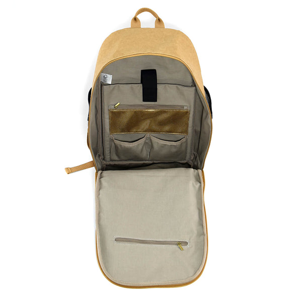 Papero NEU Rucksack aus Papier | FOX der Klassiker| 22 L Unisex waschbar, reißfest, wasserfest, nachhaltig Daypack Begrenzt auf 3 Tage