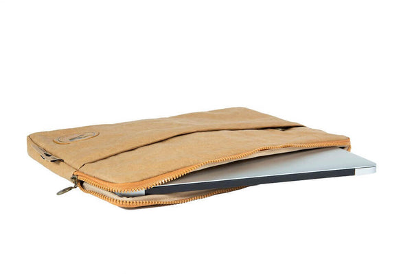 Papero PAPERO Laptoptasche 15,6-Zoll aus Kraftpapier ARMADILLO federleicht, wasserfest, vegan, nachhaltig Black Friday Preise