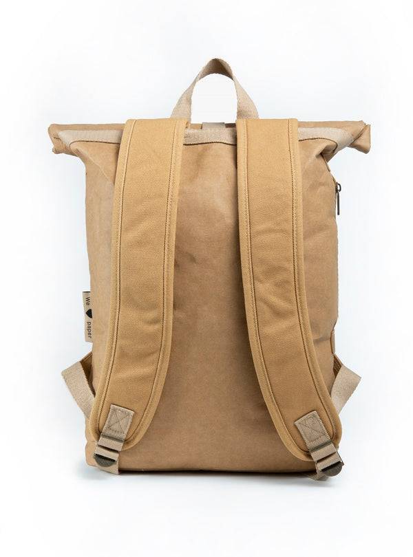 Papero PAPERO Rucksack aus Papier COUGAR 22 L Unisex waschbar, reißfest, wasserfest, nachhaltiger Daypack 2025