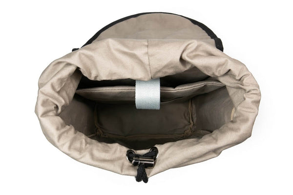 Papero PAPERO Rucksack OWL aus Kraft Papier 13 L leicht, reißfest und wasserfest vegan, nachhaltig Angebote