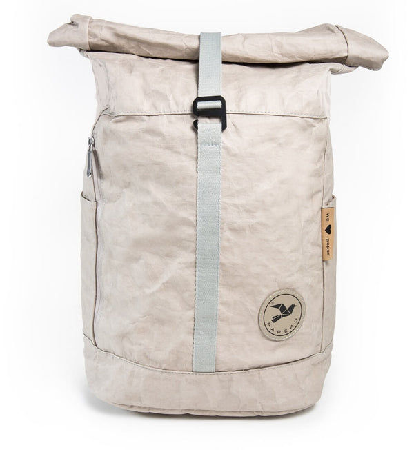 Papero PAPERO Rucksack YETI 28 L aus waschbarem Kraft Papier leicht, reißfest und wasserfest nachhaltig Hotsell