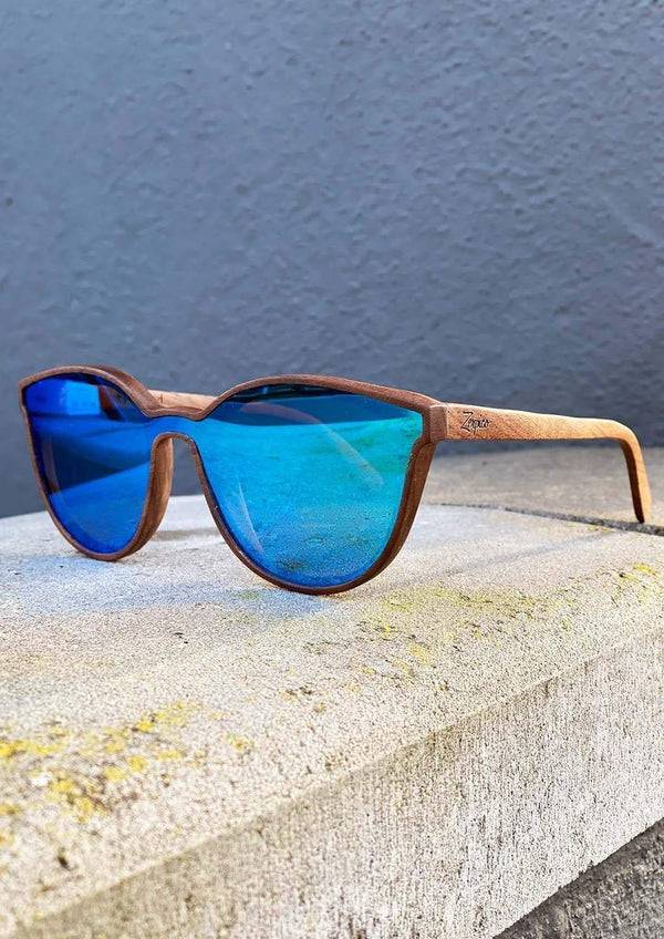 Papero Sonnenbrille Nussbaum Vollholz - Savannah aus Schweden Günstiger Verkauf
