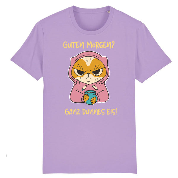Papero T-SHIRT - BIO- Cat Guten Morgen, dünnes Eis - HERREN Rabatt