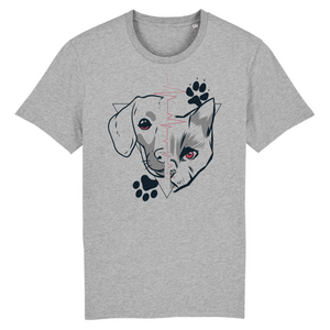Papero T-Shirt - BIO- Dog + Cat Heartbeat - Herren Online Shopping
