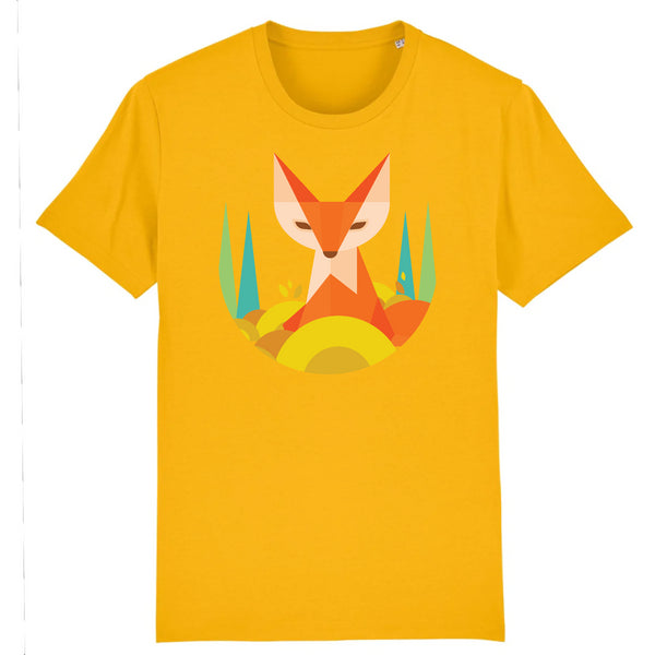 Papero T-SHIRT - BIO- Fox Geometric - HERREN Black Friday