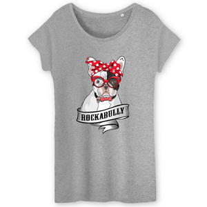 Papero T-Shirt- BIO- FRENCH BULLY ROCKERBULLY- Damen Muttertagsangebot