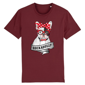 Papero T-Shirt- BIO- FRENCH BULLY ROCKERBULLY- Herren Vatertagsangebot