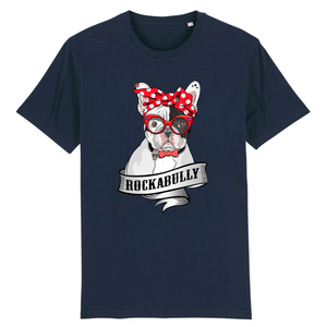 Papero T-Shirt- BIO- FRENCH BULLY ROCKERBULLY- Herren Vatertagsangebot