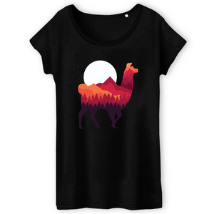Papero T-Shirt- BIO- LAMA- Damen Heißer Verkauf