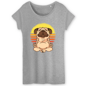 Papero T-Shirt- BIO- MOPS YOGA VINTAGE- Damen Neueste Mode
