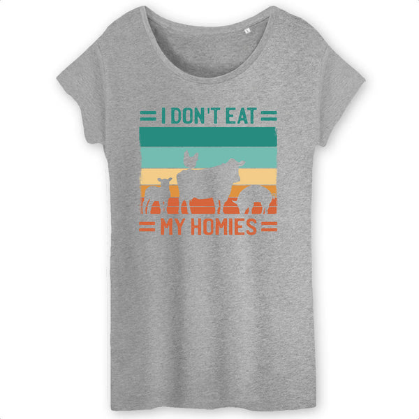 Papero T-SHIRT - BIO- I dont eat my homies - Damen Sonderangebote