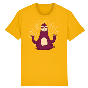 Papero T-Shirt - BIO- MEDITATION SLOTH - Herren Tiefpreis