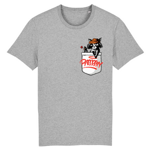 Papero T-Shirt - BIO- Pocket Racoon - Herren Neueste Stile