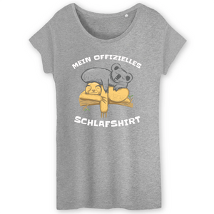 Papero T-SHIRT - BIO- Sloth Sleep3- Damen Sonderangebot der Fabrik