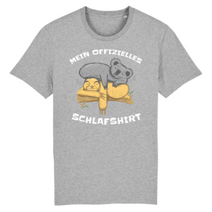 Papero T-SHIRT - BIO- Sloth Sleep3- Herren Vierteljährliche Förderung