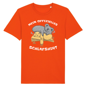Papero T-SHIRT - BIO- Sloth Sleep3- Herren Vierteljährliche Förderung