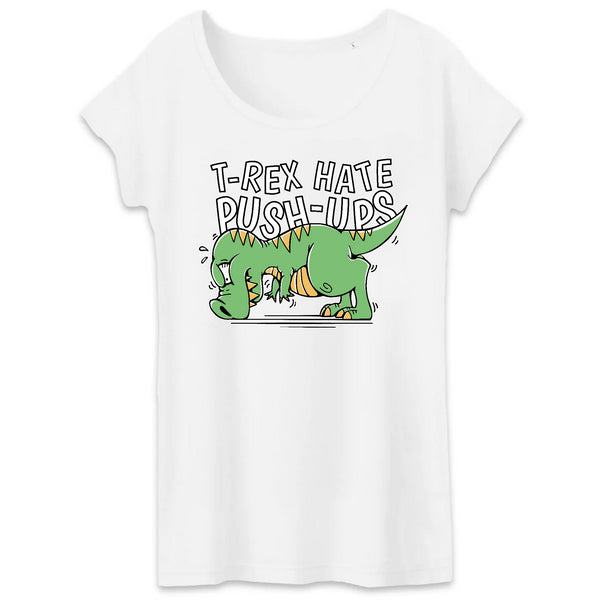 Papero T-SHIRT - BIO- TRex hate Push-Ups - Damen Riesige Rabatte